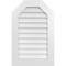 Ekena Millwork Octagonal Top Surface Mount PVC Gable Vent w/ 3-1/2"W x 1"P Standard Frame, 22"W x 34"H GVPOT22X3401SN - alternate 1